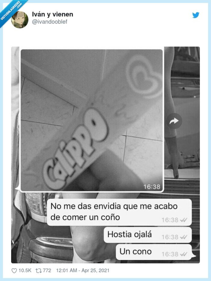 necesidad,helado,calippo,conversación