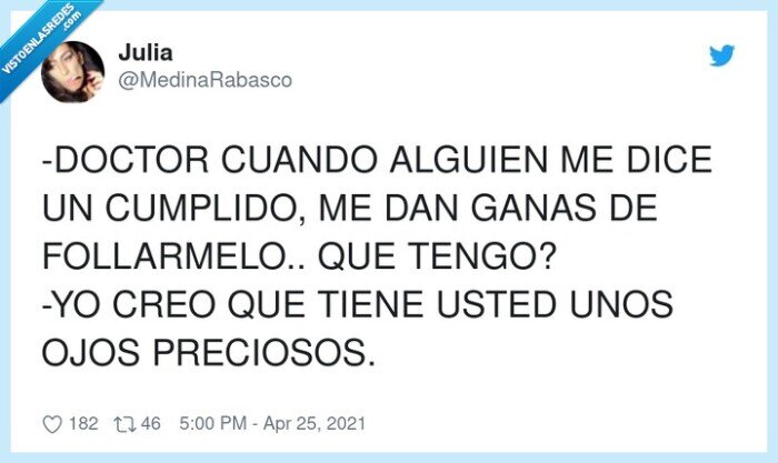 ojos preciosos,cumplido,doctor