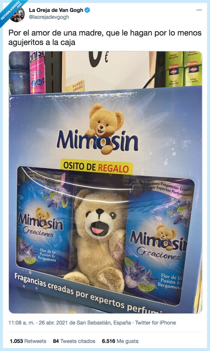 agujeritos,mimosin,peluche,caja