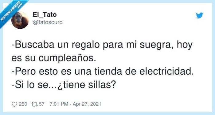 electricidad,cumpleaños,suegra,silla eléctrica,regalo