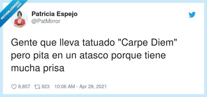 tatuaje,atasco,gente,carpe diem