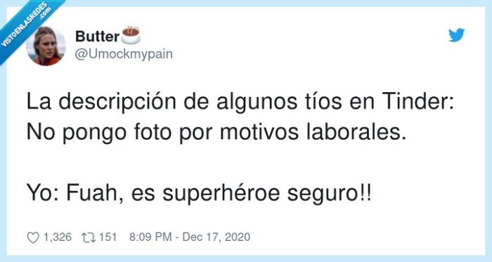 descripción,superhéroe,laborales,motivos,tinder