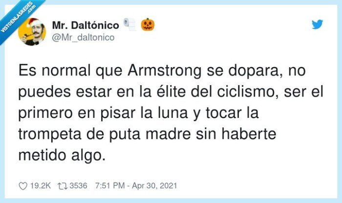 ciclismo,armstrong,trompeta,astronauta
