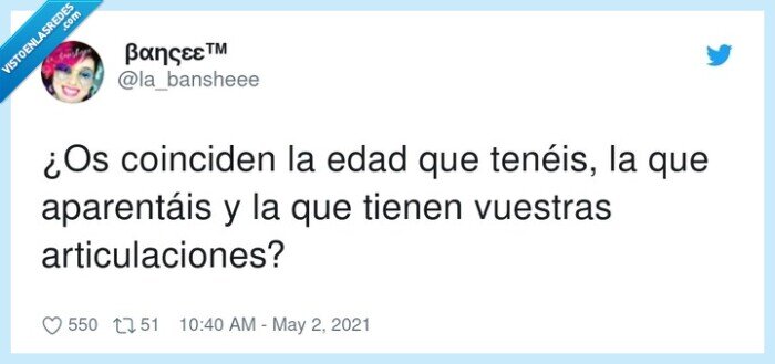 articulaciones,aparentar,coincidir,edad