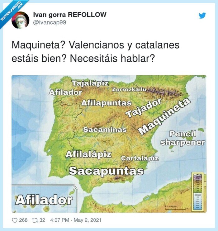 sacapuntas,españa
