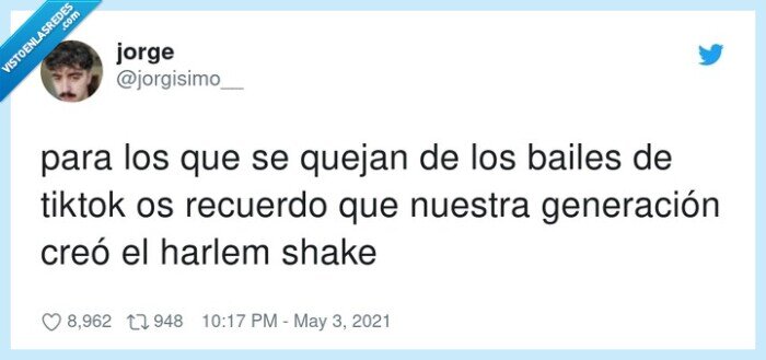 generación,harlem shake,bailes,tiktok