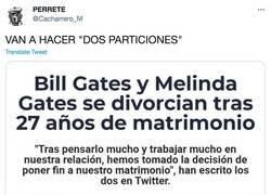 Enlace a No pasa nada, a Melinda se le ha cerrado un Gates pero seguro que Dios le abre un Windows, por @Cacharrero_M
