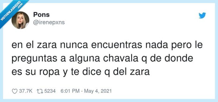 preguntar,chavala,ropa,zara