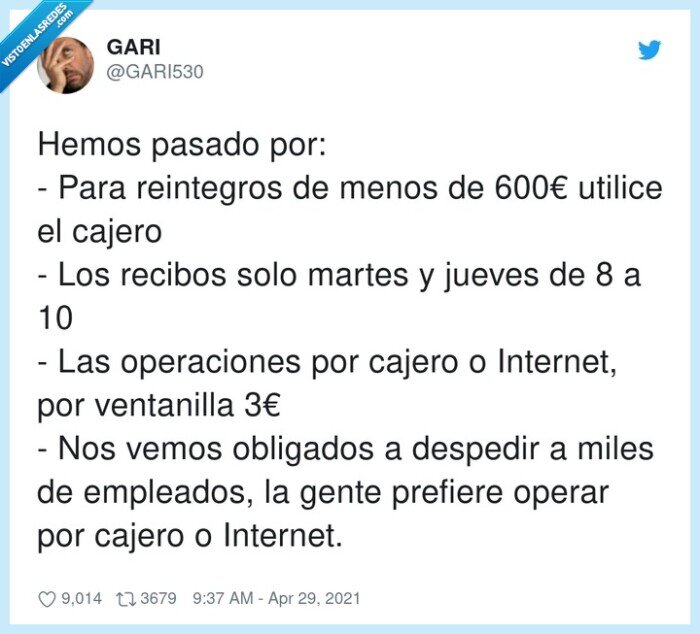 operaciones,reintegros,empleados,ventanilla,obligados,internet