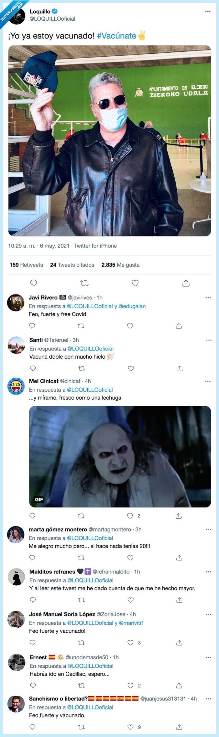 loquillo,vacuna,feo fuerte y formal