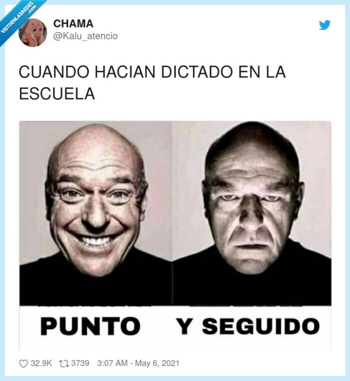 dictado,escuela,punto y seguido