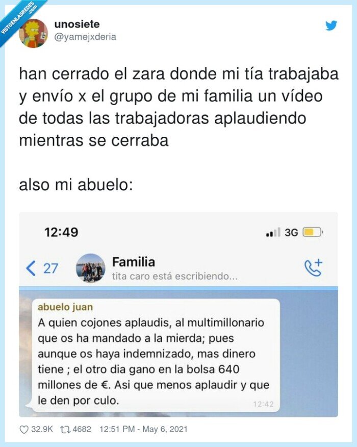 trabajadoras,aplaudiendo,trabajaba,zara,abuelo