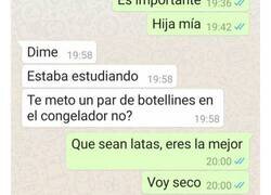 Enlace a Esta hija sabe bien lo que necesita su padre con solo dos palabras, por @ErPali_