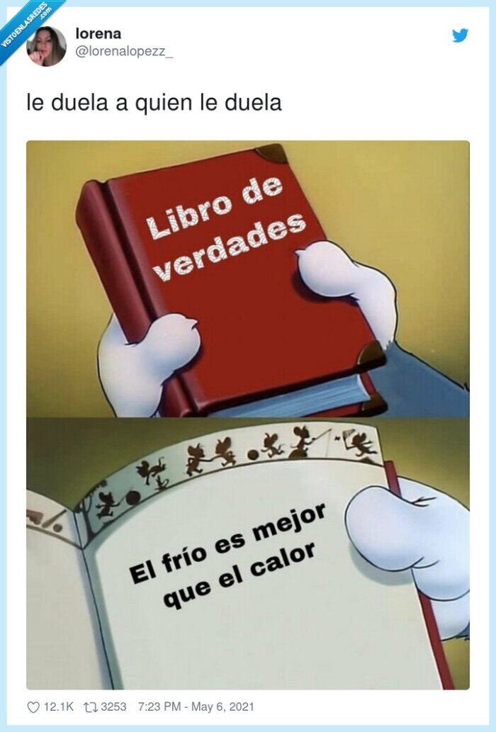 doler,calor,frío,verdades