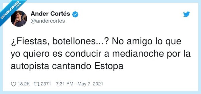 medianoche,botellones,autopista,fiestas,conducir,cantando,estopa