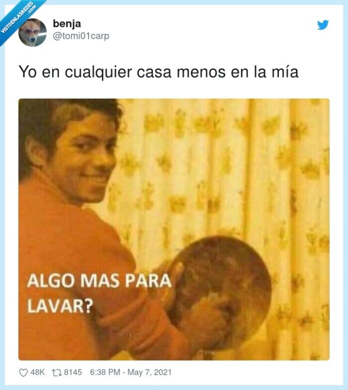 casa,ajena,lavar los platos