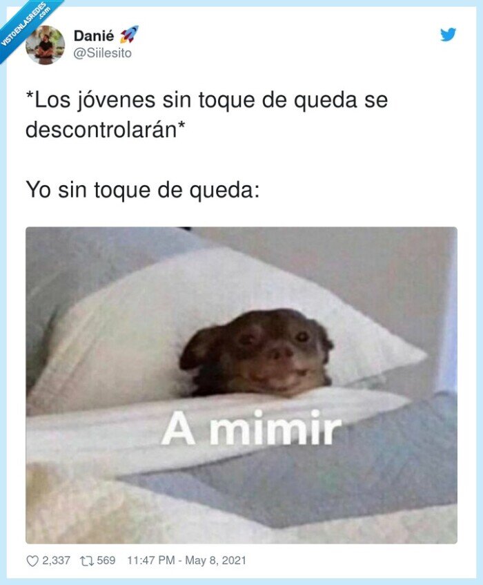 descontrol,jóvenes,toque de queda,dormir