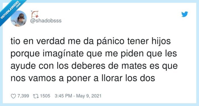 imagínate,pánico,deberes,matemáticas,llorar,verdad