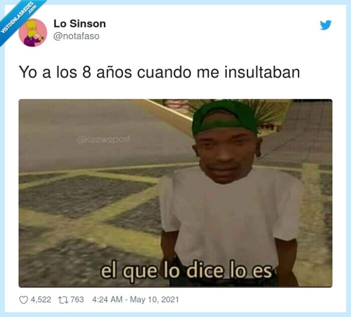 insultar,niños,el que lo diga lo es