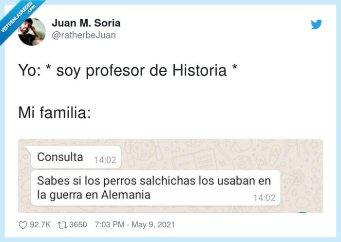historia,profesor,familia,perro salchicha,alemania