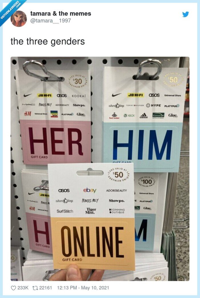 géneros,tres,ella,él,online