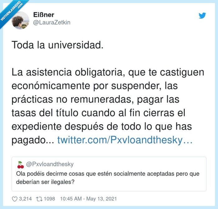 ilegal,universidad,suspender,asistencia