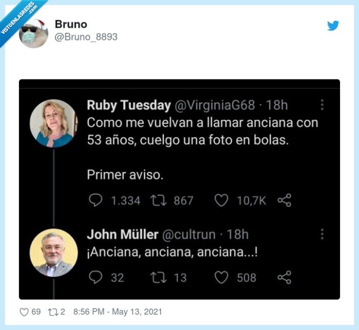 anciana,john,pedir,primer aviso,foto en bolas,ruby tuesday