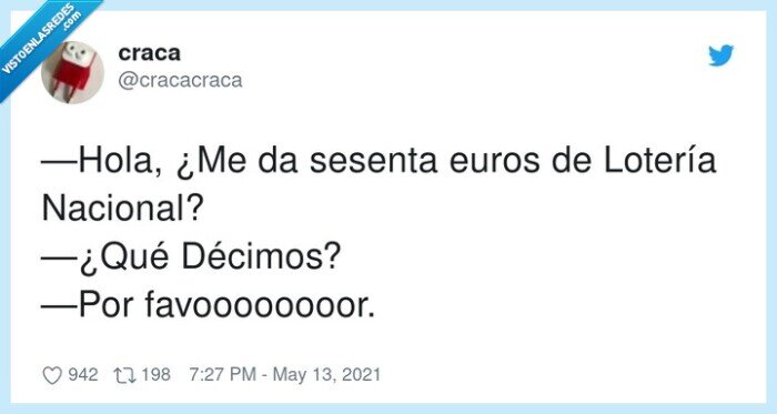 favoooooooor,lotería nacional,décimos,sesenta