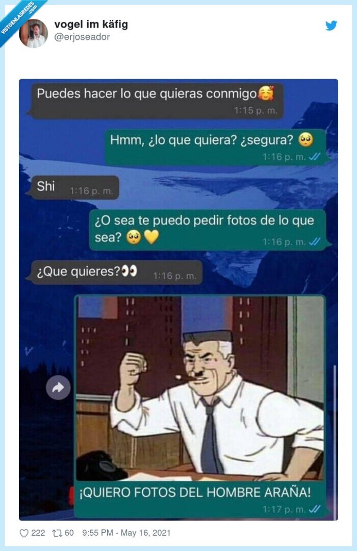 spiderman,fotos,pedir