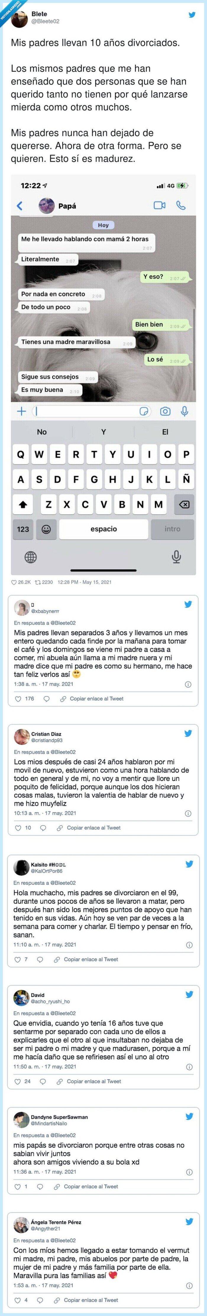 divorciados,padres,quererse,divorcio