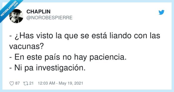 investigación,paciencia,vacunas,liando