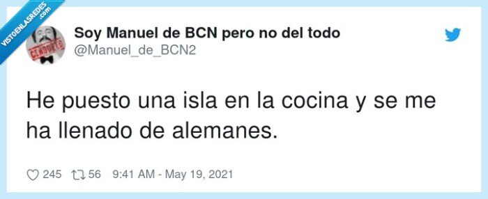 alemanes,cocina,isla