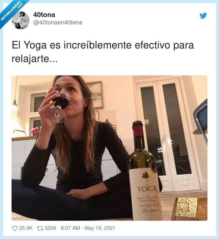 relajarse,vino,copa,yoga