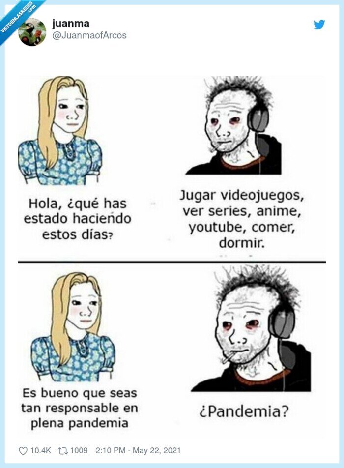 frikis,asociales,pandemia