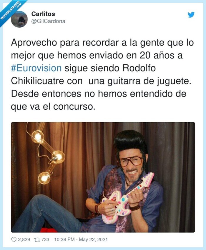 chikilicuatre,#eurovision,grande,leyenda,guitarra