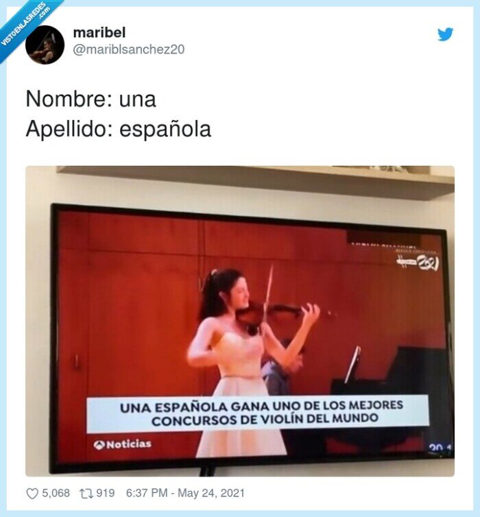 Maria Dueñas,violin,concurso