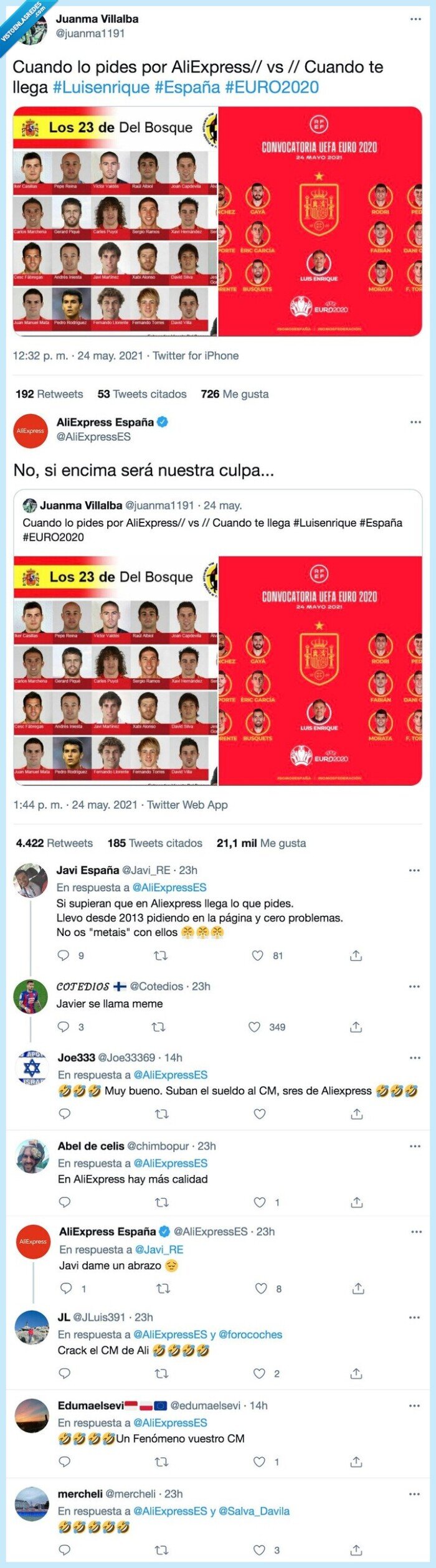 convocatoria,españa,futbol,aliexpress