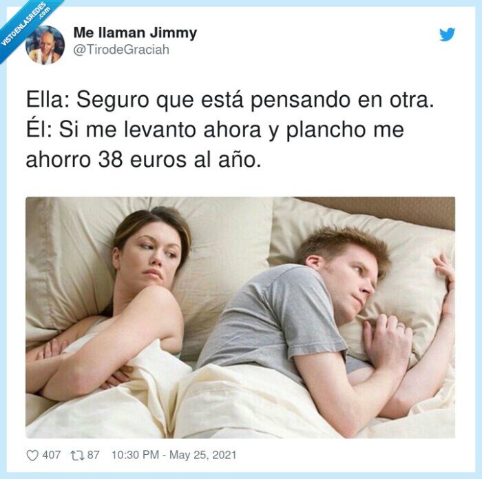 pensando,levantarse,planchar,seguro,ahorrar,luz