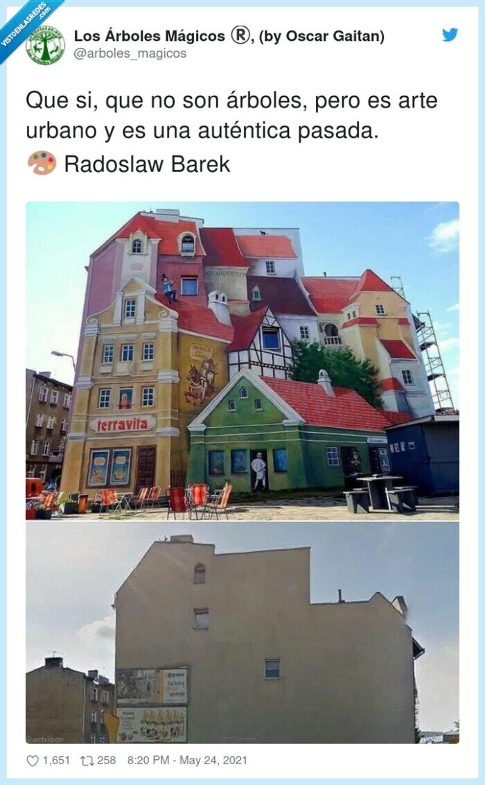 auténtica,árboles,radoslaw barek,arte urbano