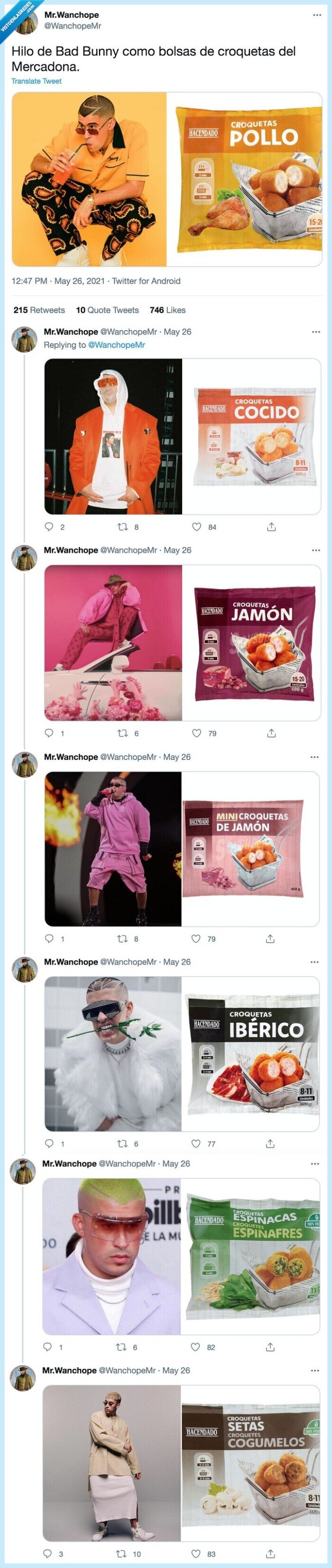 croquetas,mercadona,bolsas,bad bunny,hilo