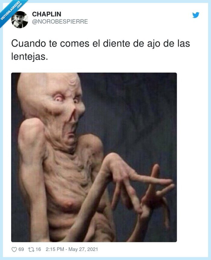 lentejas,comer,diente de ajo