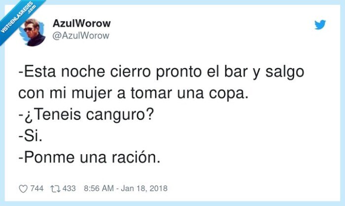 canguro,ración,carne