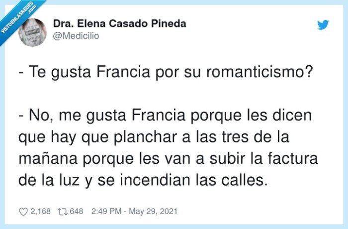 romanticismo,incendiar,planchar,francia,factura,energia,endesa