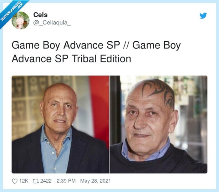 game boy advance,edition,tribal,cabeza,matamoros