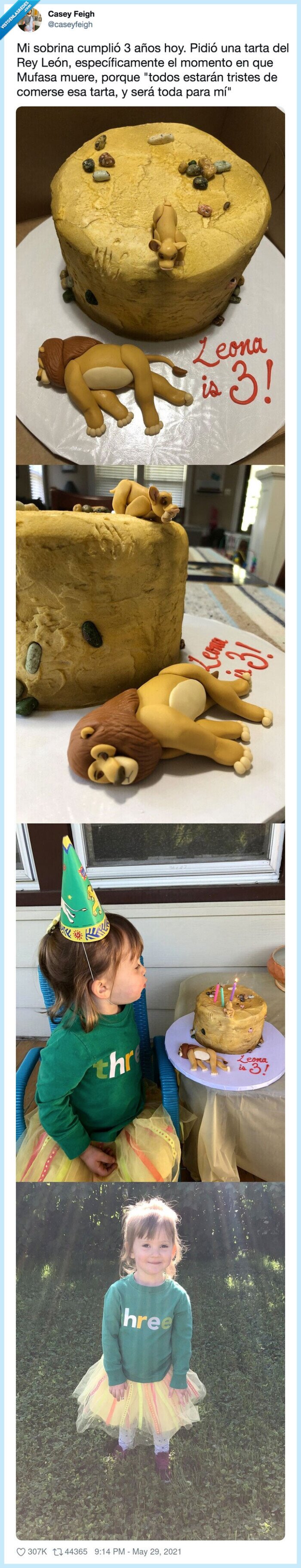 tarta,mufasa,el rey león,muerte