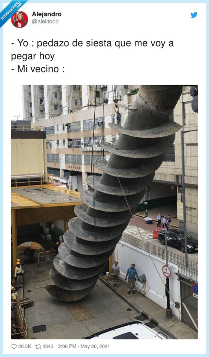 pedazo,siesta,ruidos,tuneladora