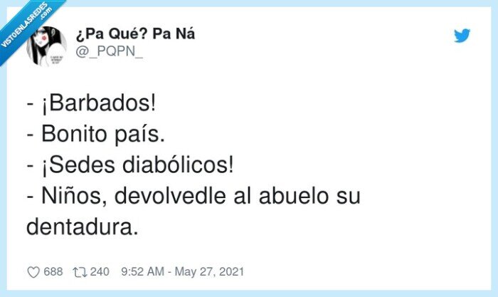 diabólicos,dentadura,barbados,niños,bonito