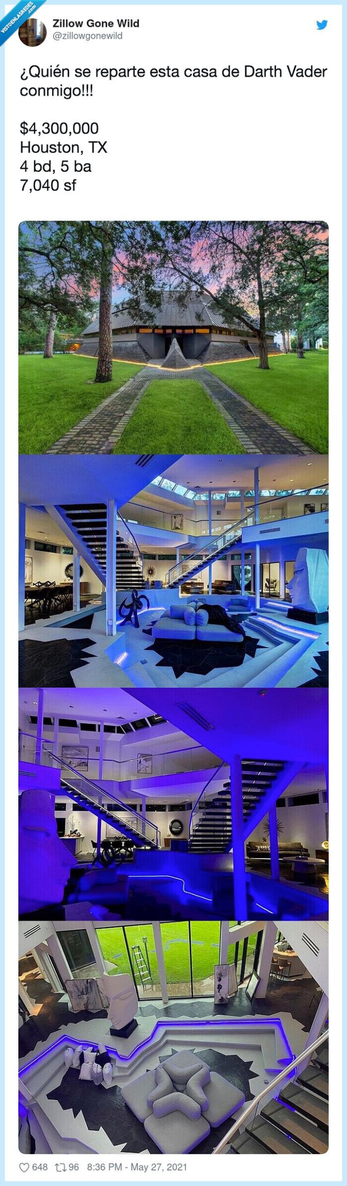 darth vader,casa,venta