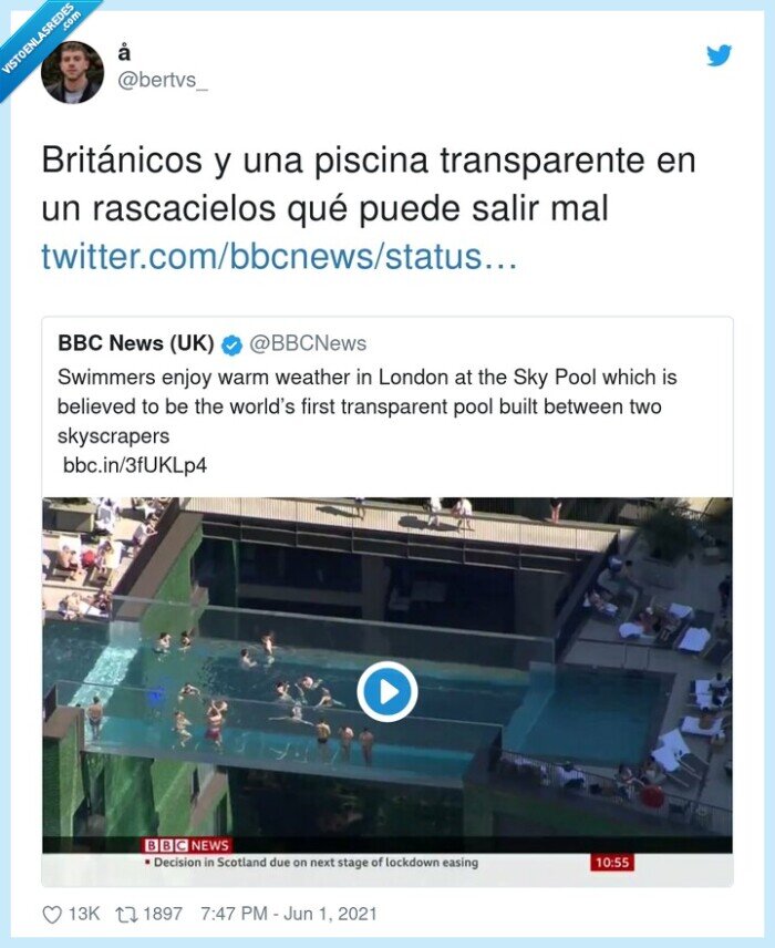 transparente,británicos,rascacielos,piscina