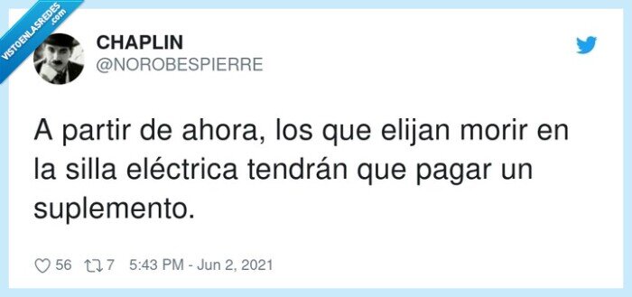 silla eléctrica,suplemento,pagar